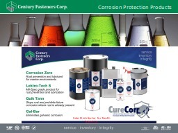 Corrosion Protection Products