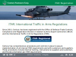 ITAR Registration